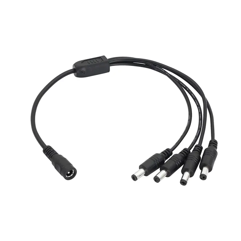 Câble répartiteur d'alimentation  pour caméra 1 femelle à 4 mâles