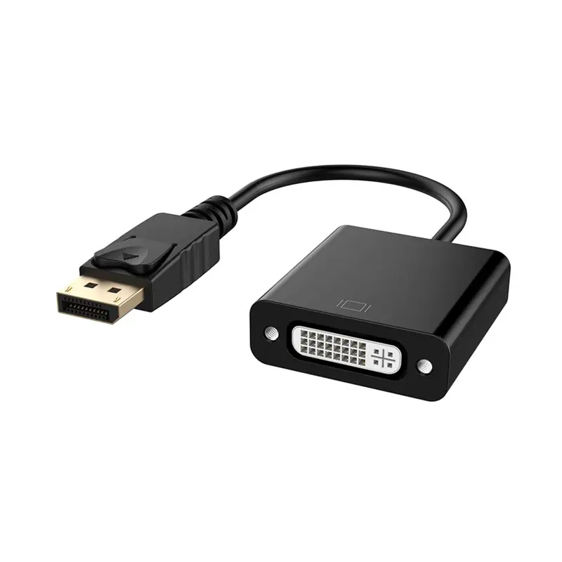 Adaptateur convertisseur DisplayPort mâle vers DVI femelle, 1080P Full HD